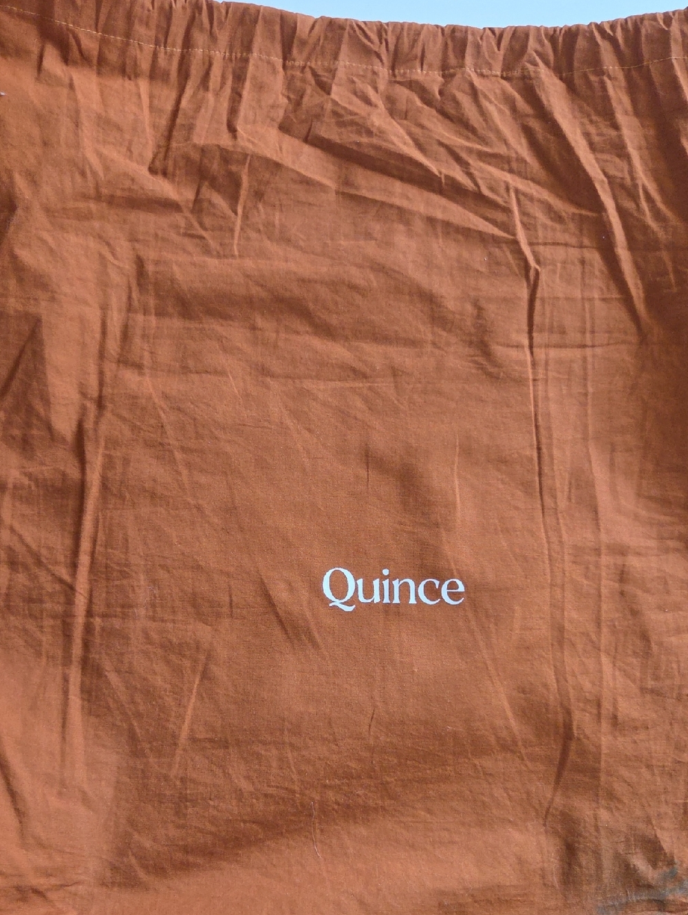 Quince Luxe Waffle King Size Duvet Cover Set In Terracotta  New - Picture 6 of 11